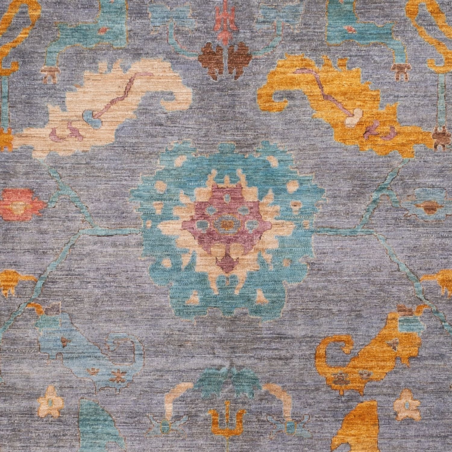 Ziegler Teppich - Usak - 404 x 301 cm - hellblau - Image 2