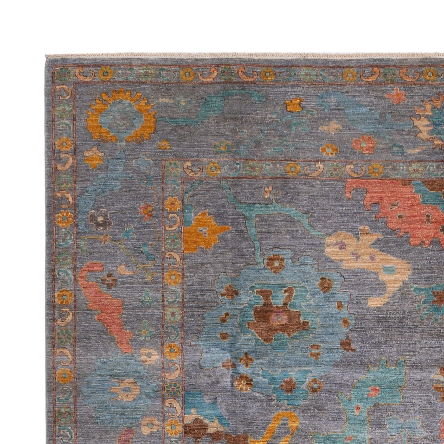 Ziegler Teppich - Usak - 404 x 301 cm - hellblau - Image 3